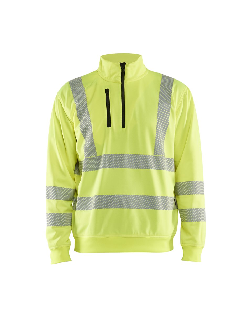 Blåkläder 3564 Sweatshirt met halve rits High Vis - High Vis Geel