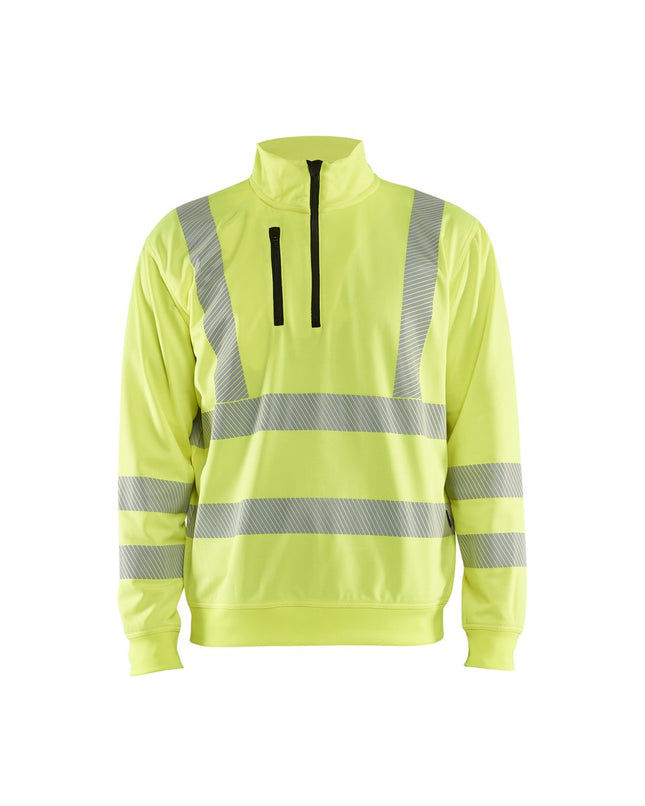 Blåkläder 3564 Sweatshirt met halve rits High Vis - High Vis Geel