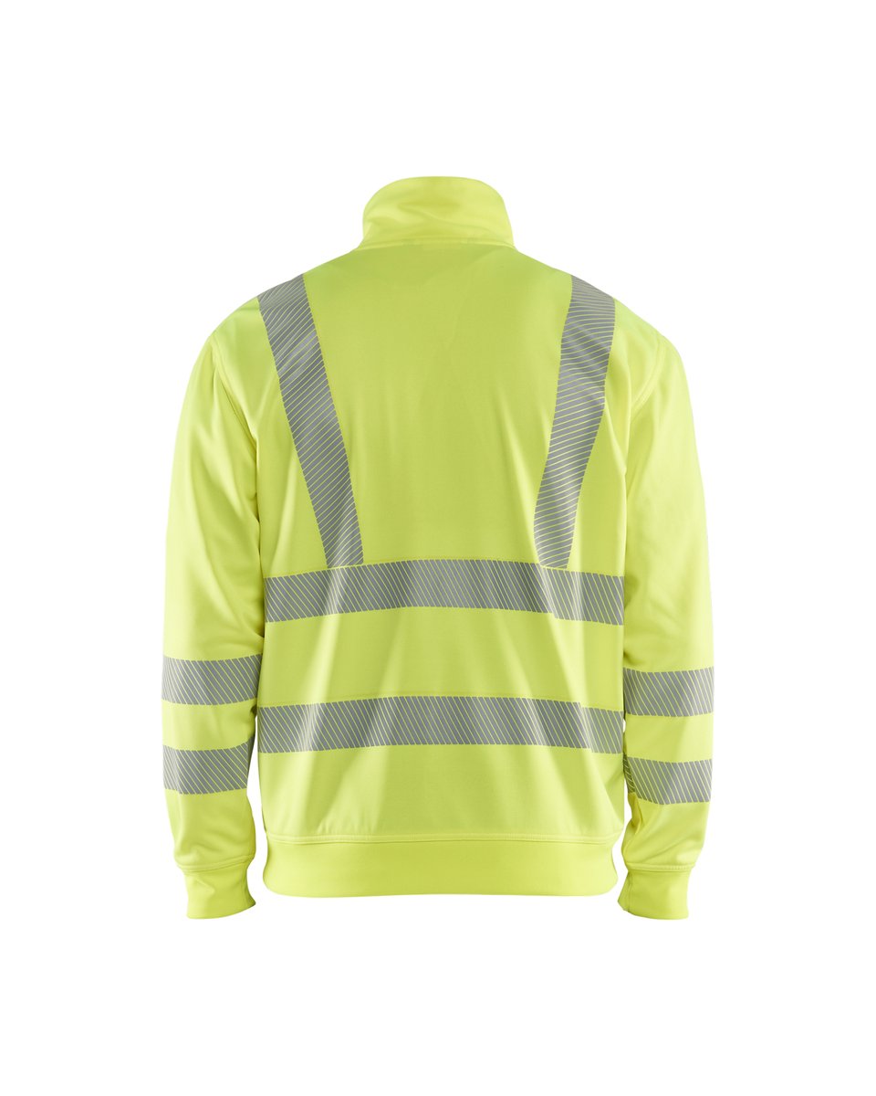 Blåkläder 3564 Sweatshirt met halve rits High Vis - High Vis Geel