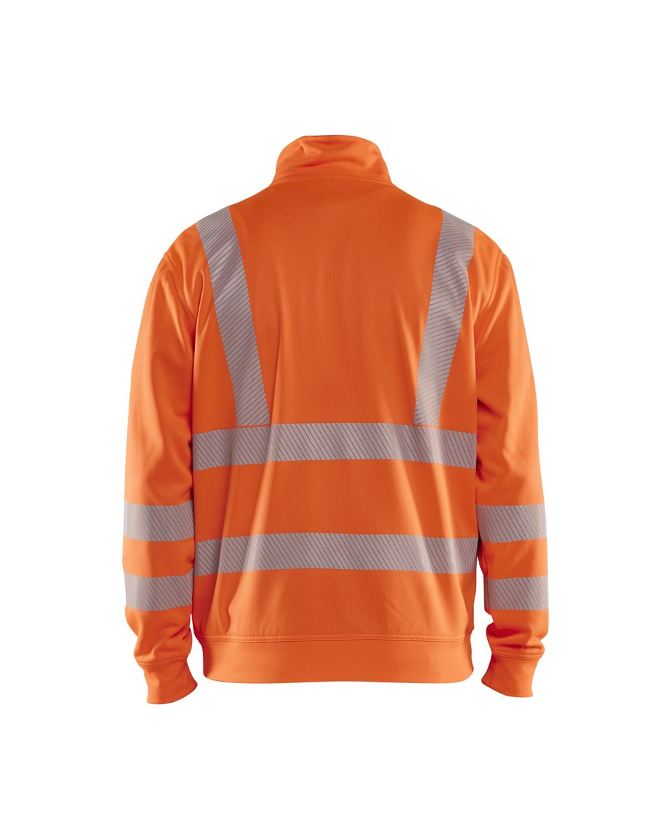 Blåkläder 3564 Sweatshirt met halve rits High Vis - High Vis Oranje