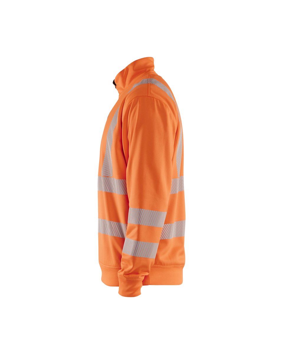 Blåkläder 3564 Sweatshirt met halve rits High Vis - High Vis Oranje
