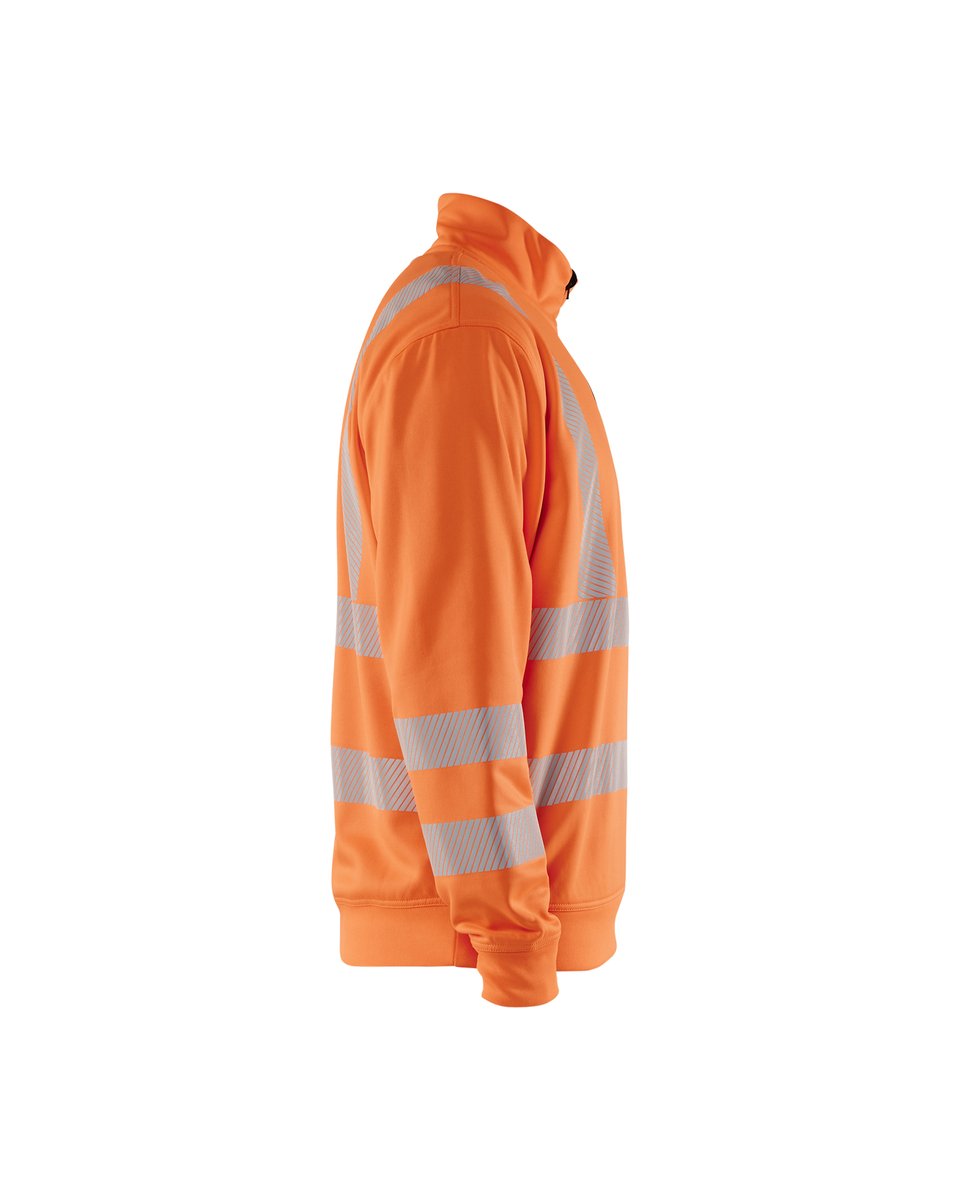 Blåkläder 3564 Sweatshirt met halve rits High Vis - High Vis Oranje