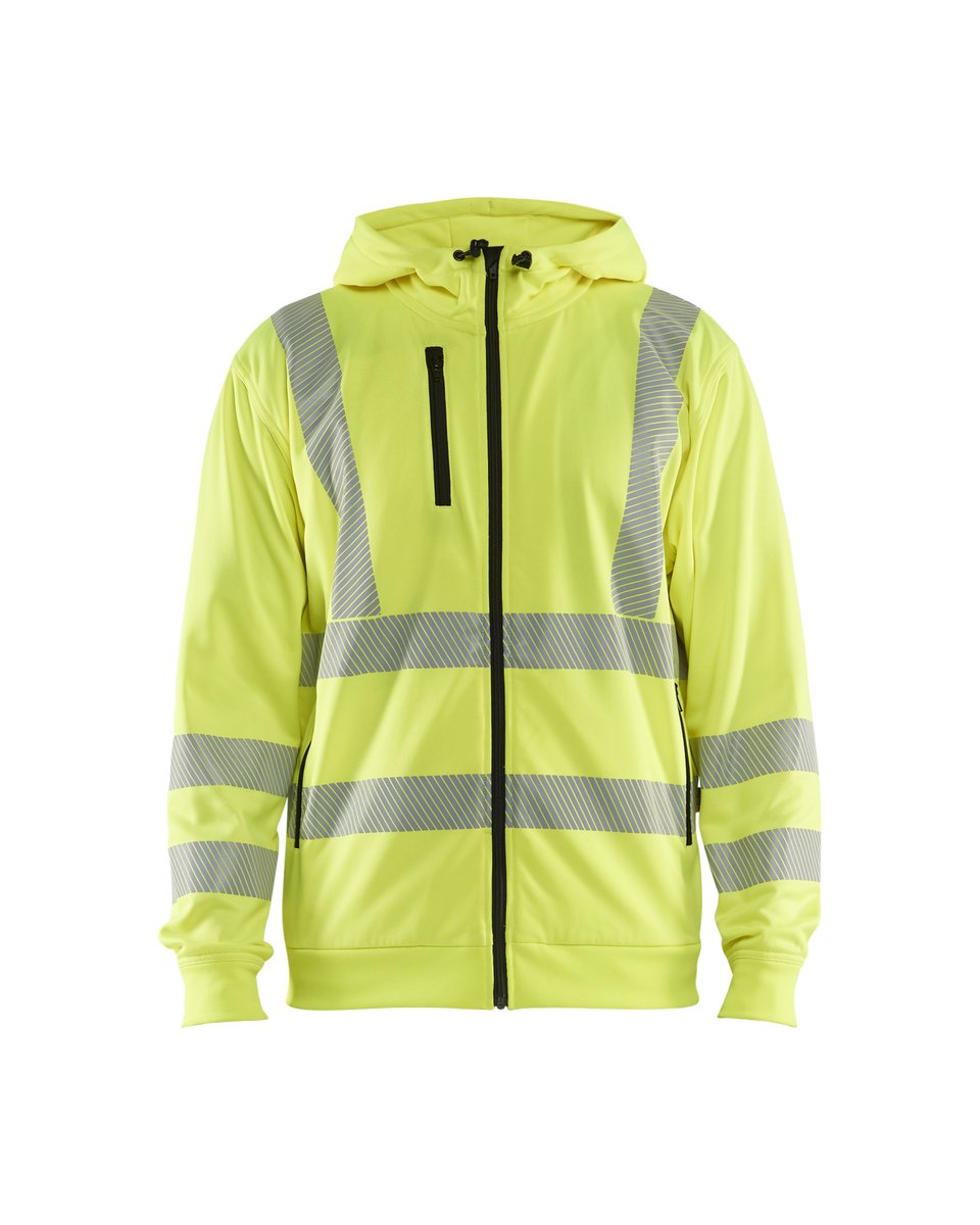 Blåkläder 3565 Hooded sweatshirt met rits High Vis - High Vis Geel