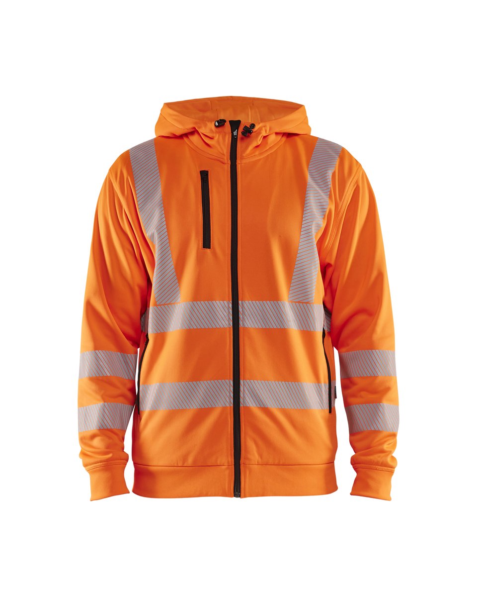 Blåkläder 3565 Hooded sweatshirt met rits High Vis - High Vis Oranje