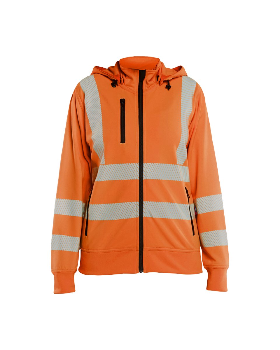 Blåkläder 3574 Dames Sweatshirt met afneembare capuchon High Vis - High Vis Oranje