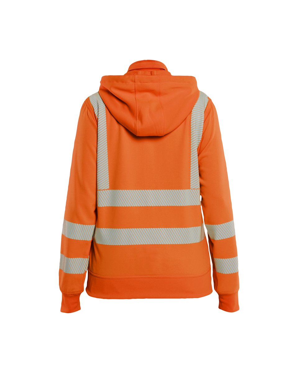 Blåkläder 3574 Dames Sweatshirt met afneembare capuchon High Vis - High Vis Oranje