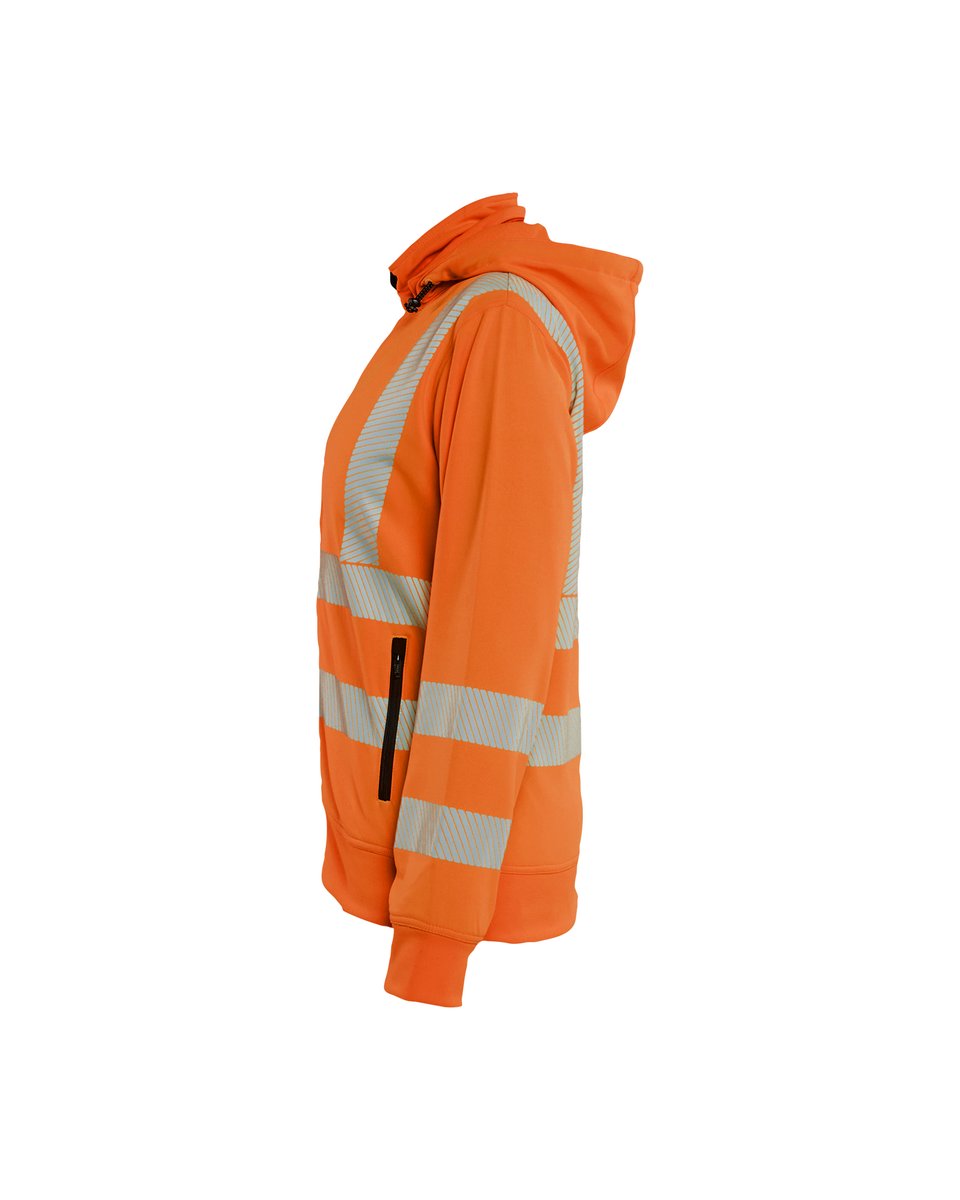 Blåkläder 3574 Dames Sweatshirt met afneembare capuchon High Vis - High Vis Oranje