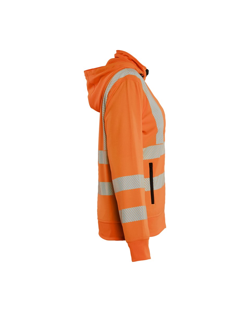 Blåkläder 3574 Dames Sweatshirt met afneembare capuchon High Vis - High Vis Oranje