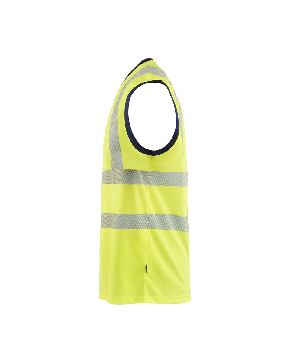 Blåkläder 3575 Mouwloos onderhemd High Vis - High Vis Geel/Marineblauw