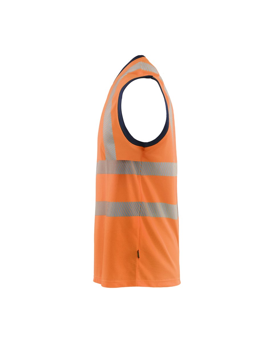 Blåkläder 3575 Mouwloos onderhemd High Vis - High Vis Oranje/Marineblauw