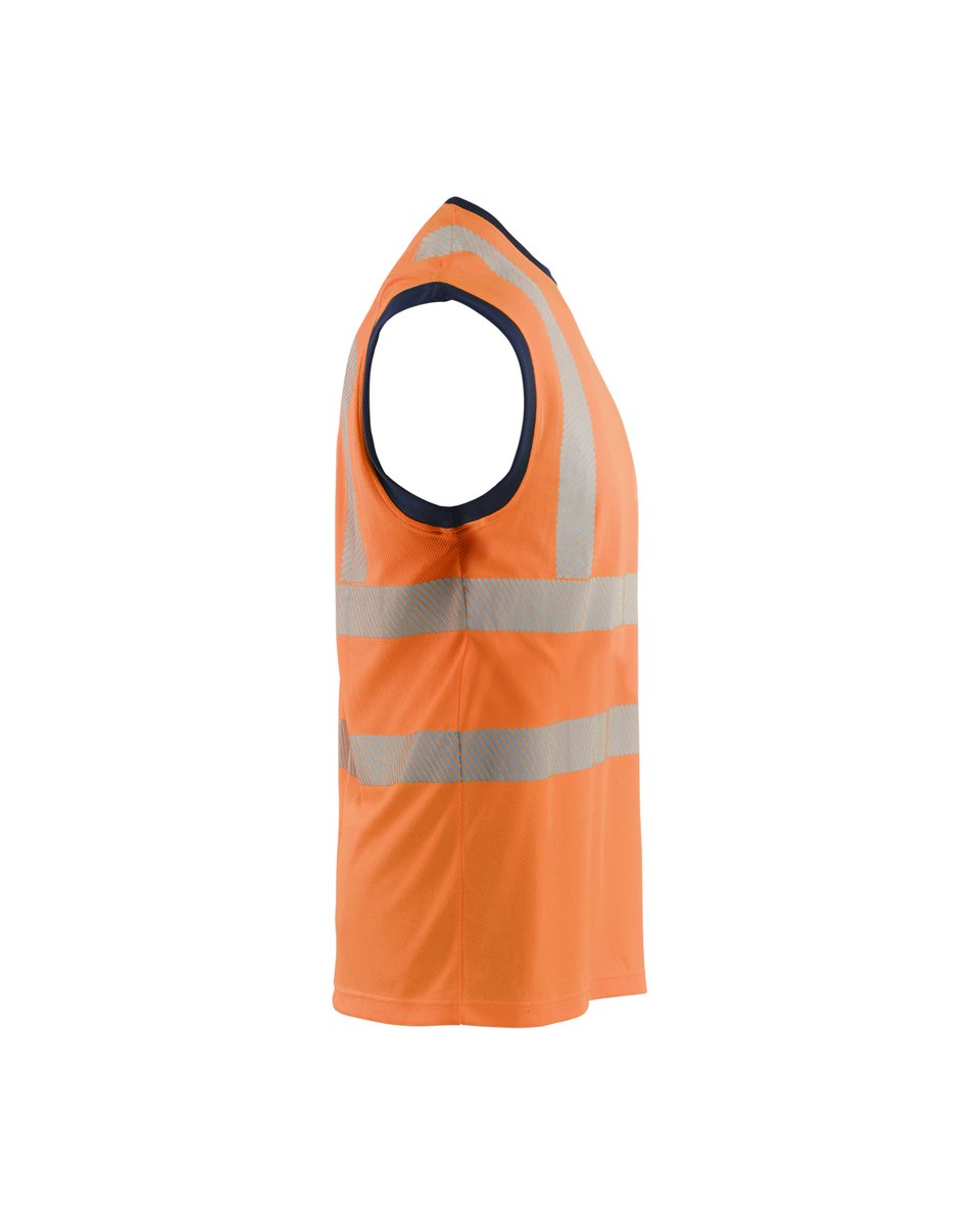 Blåkläder 3575 Mouwloos onderhemd High Vis - High Vis Oranje/Marineblauw