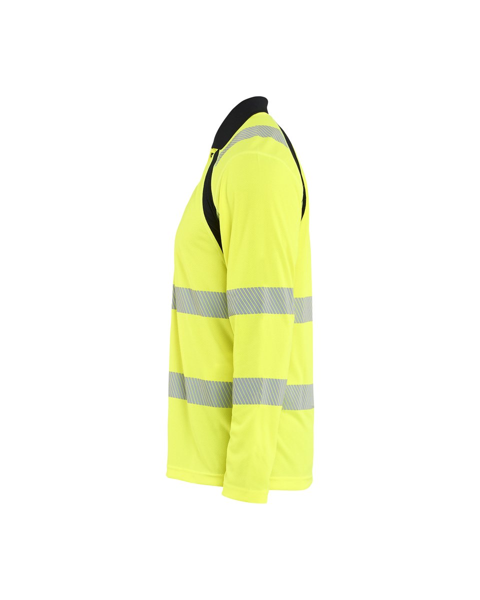 Blåkläder 3598 UV-Poloshirt lange mouwen High Vis - High Vis Geel/Zwart