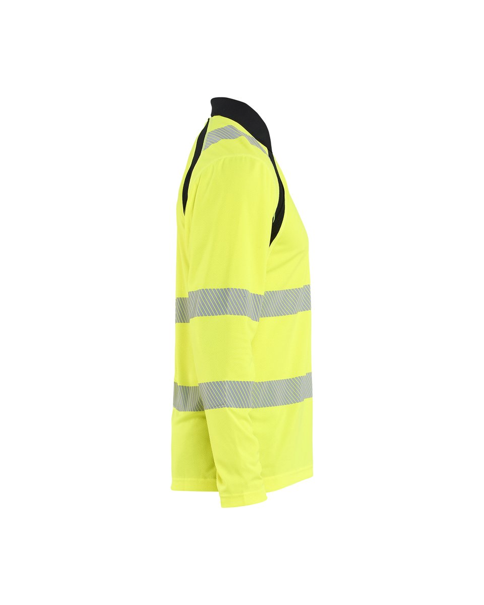 Blåkläder 3598 UV-Poloshirt lange mouwen High Vis - High Vis Geel/Zwart
