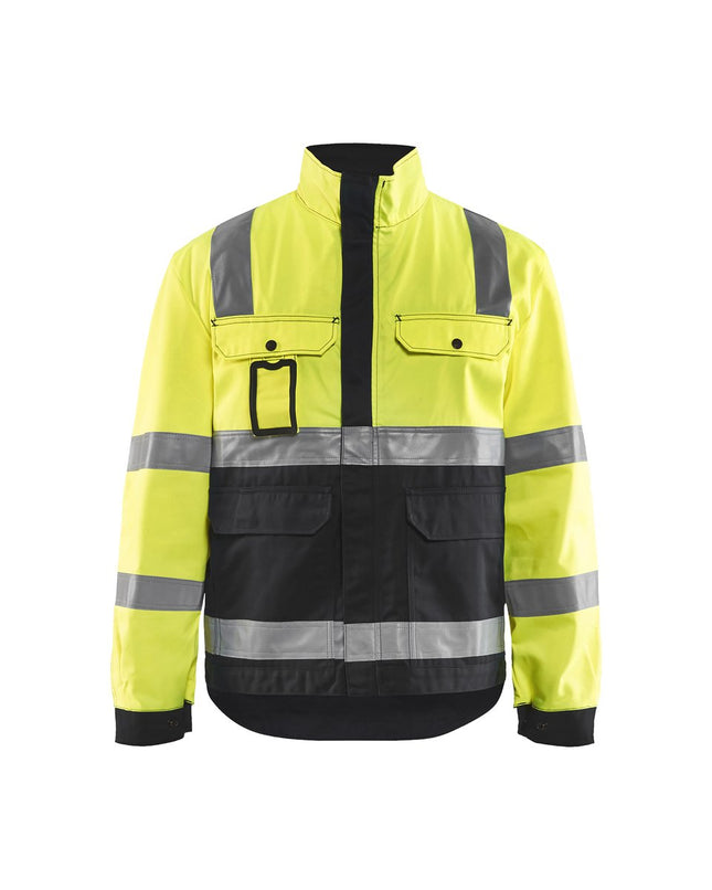 Blåkläder 4023 Jack, ongevoerd High Vis - High Vis Geel/Zwart