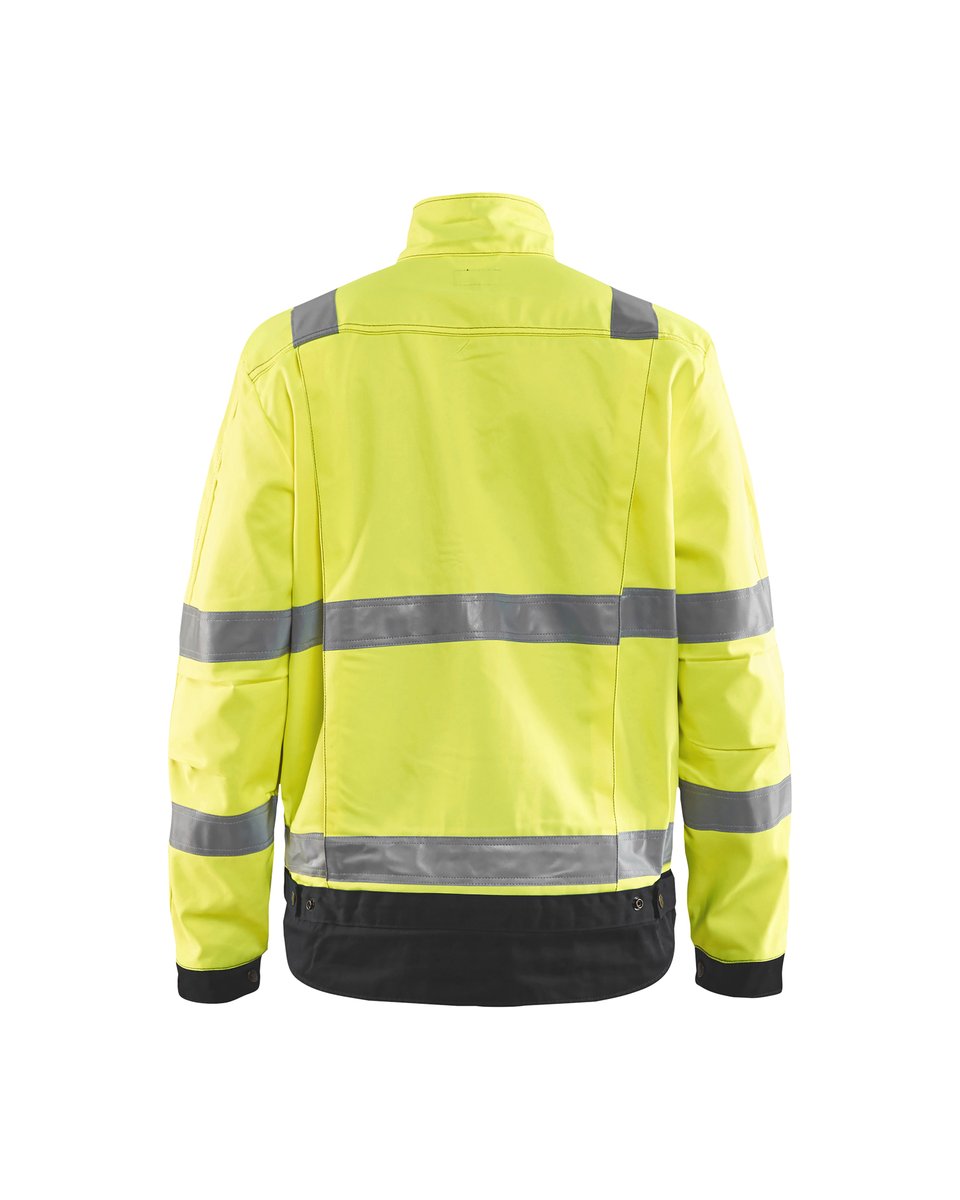 Blåkläder 4023 Jack, ongevoerd High Vis - High Vis Geel/Zwart