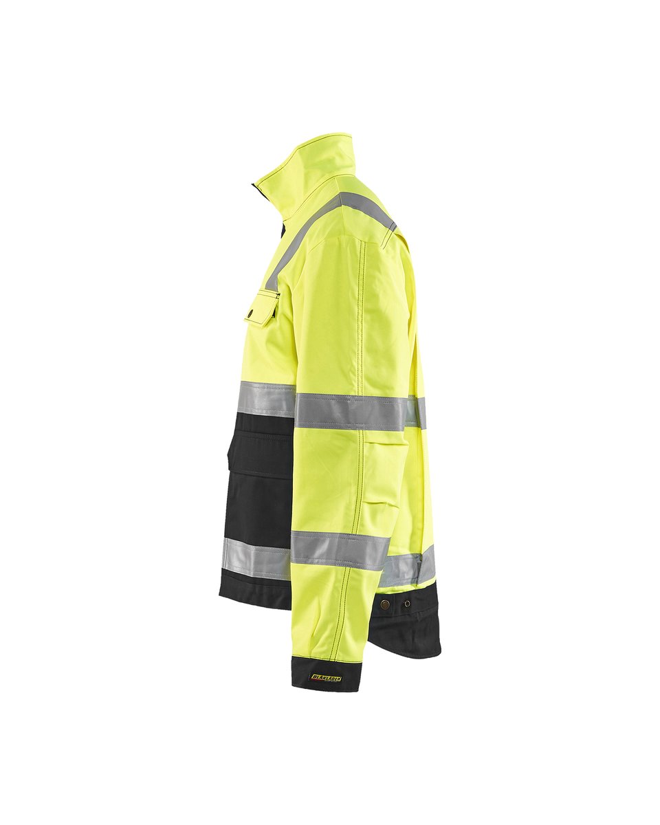 Blåkläder 4023 Jack, ongevoerd High Vis - High Vis Geel/Zwart