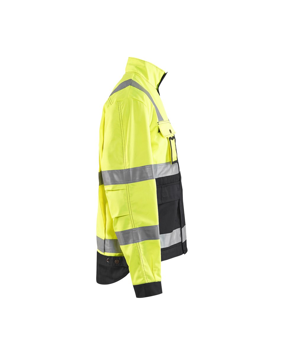 Blåkläder 4023 Jack, ongevoerd High Vis - High Vis Geel/Zwart