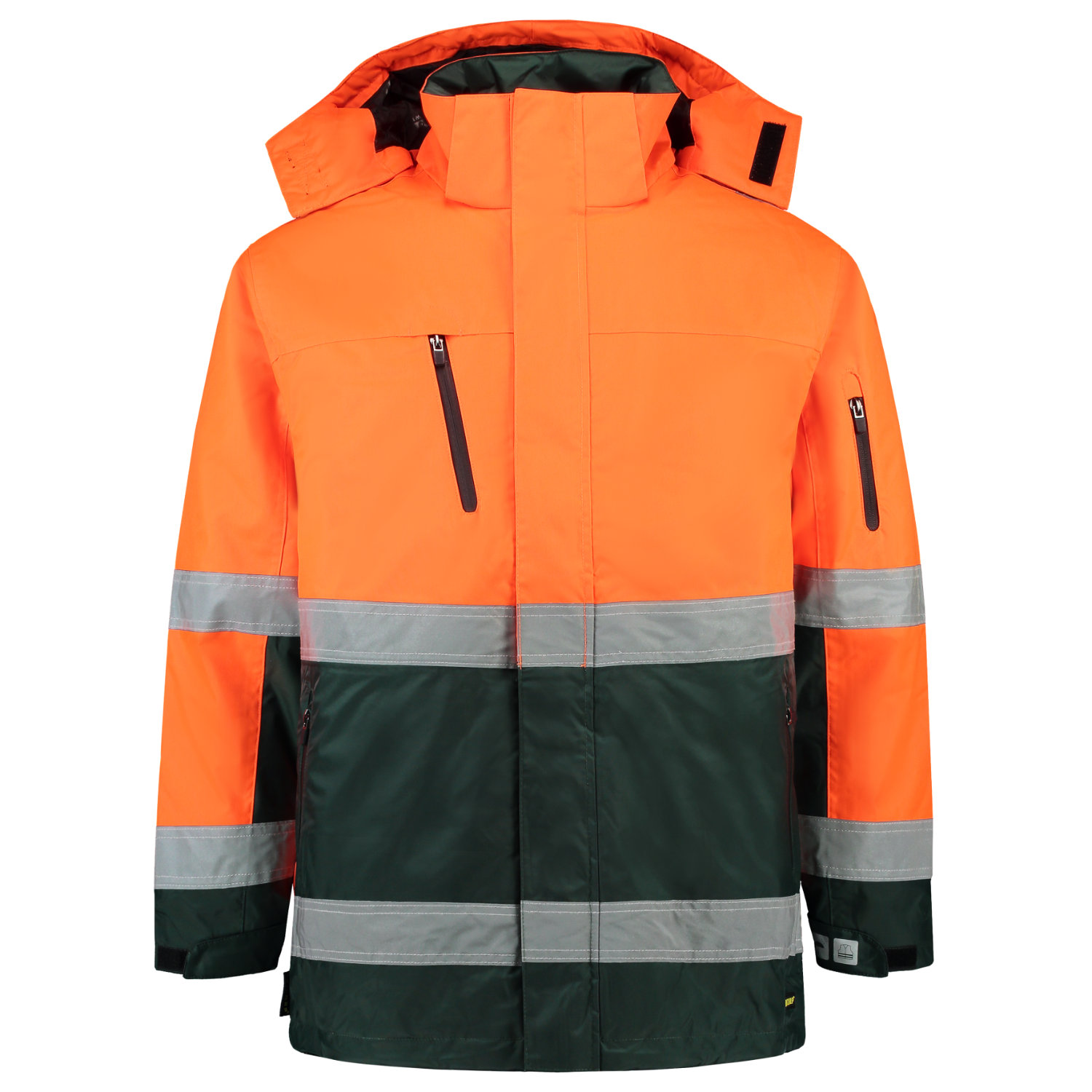 Parka ISO20471 Bicolor - FluororangeGreen XXL