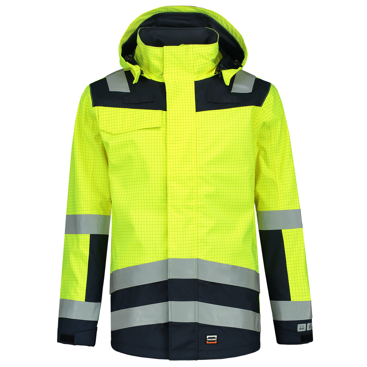 Parka Multinorm Bicolor - FluoryellowInk XXL