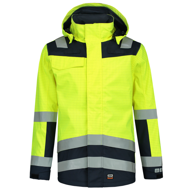 Parka Multinorm Bicolor - FluoryellowInk XXL