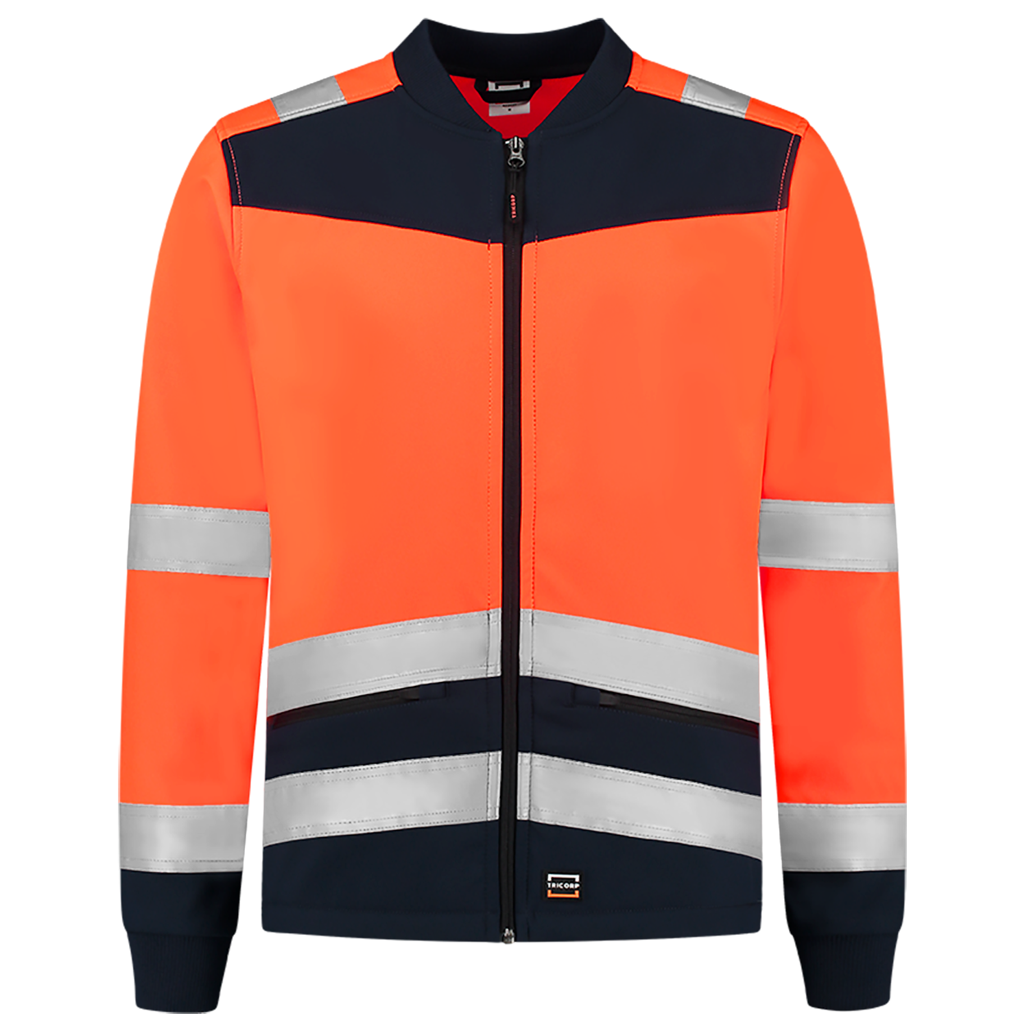 Softshell High Vis Bicolor - FluororangeInk XXL