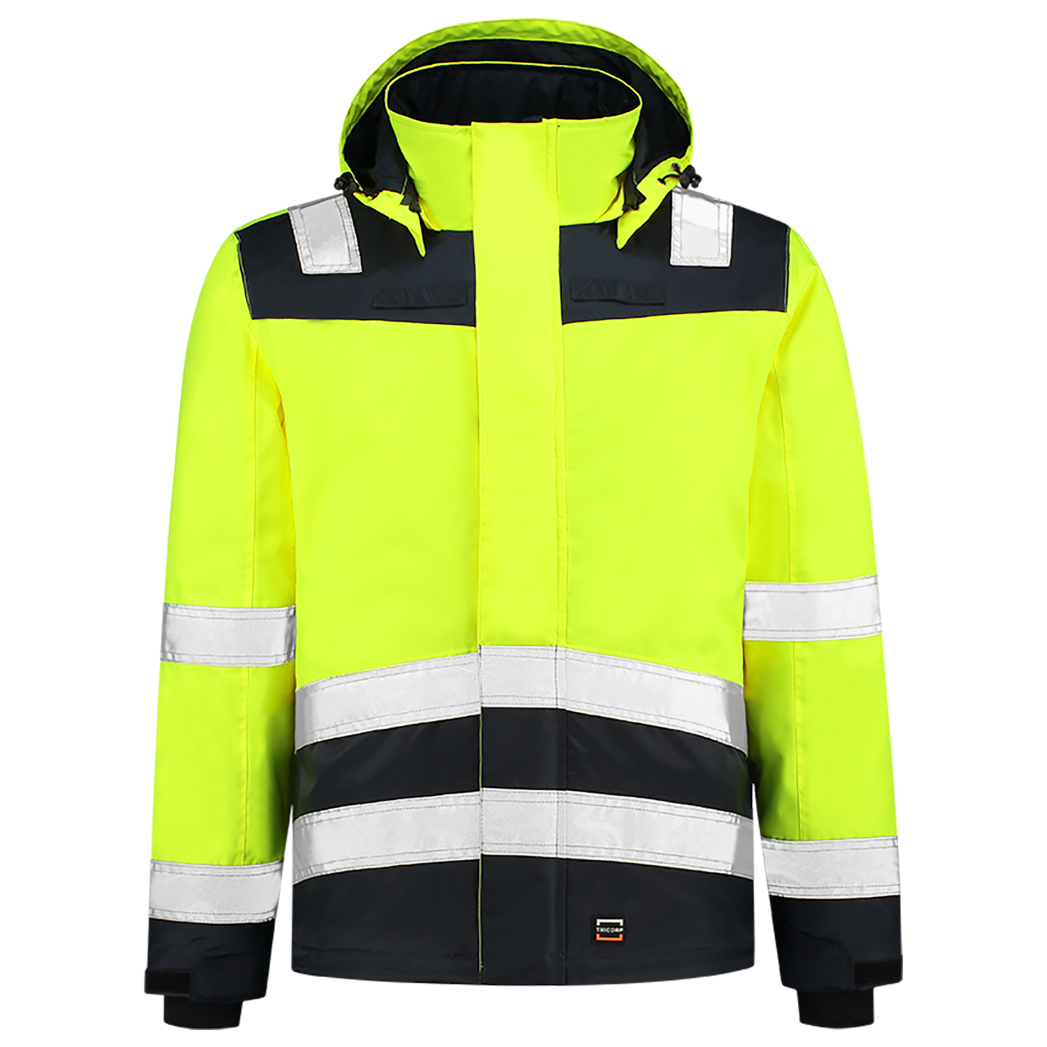 Midi Parka High Vis Bicolor - FluoryellowInk XXL