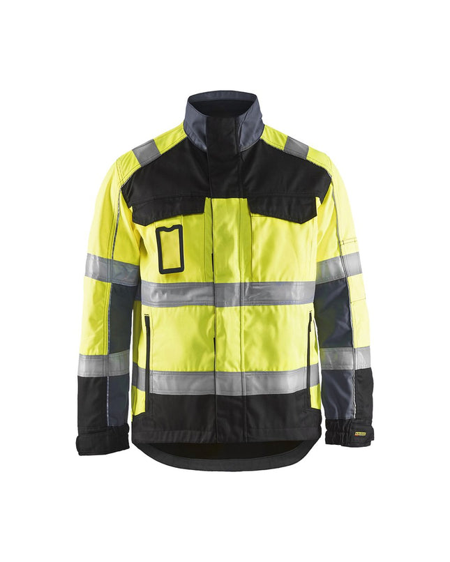 Blåkläder 4051 Jack. Ongevoerd High Vis - High Vis Geel/Zwart