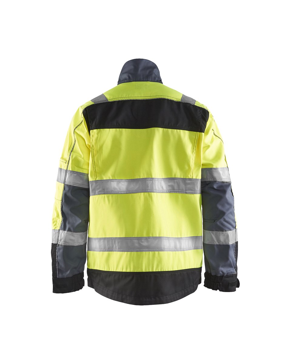 Blåkläder 4051 Jack. Ongevoerd High Vis - High Vis Geel/Zwart