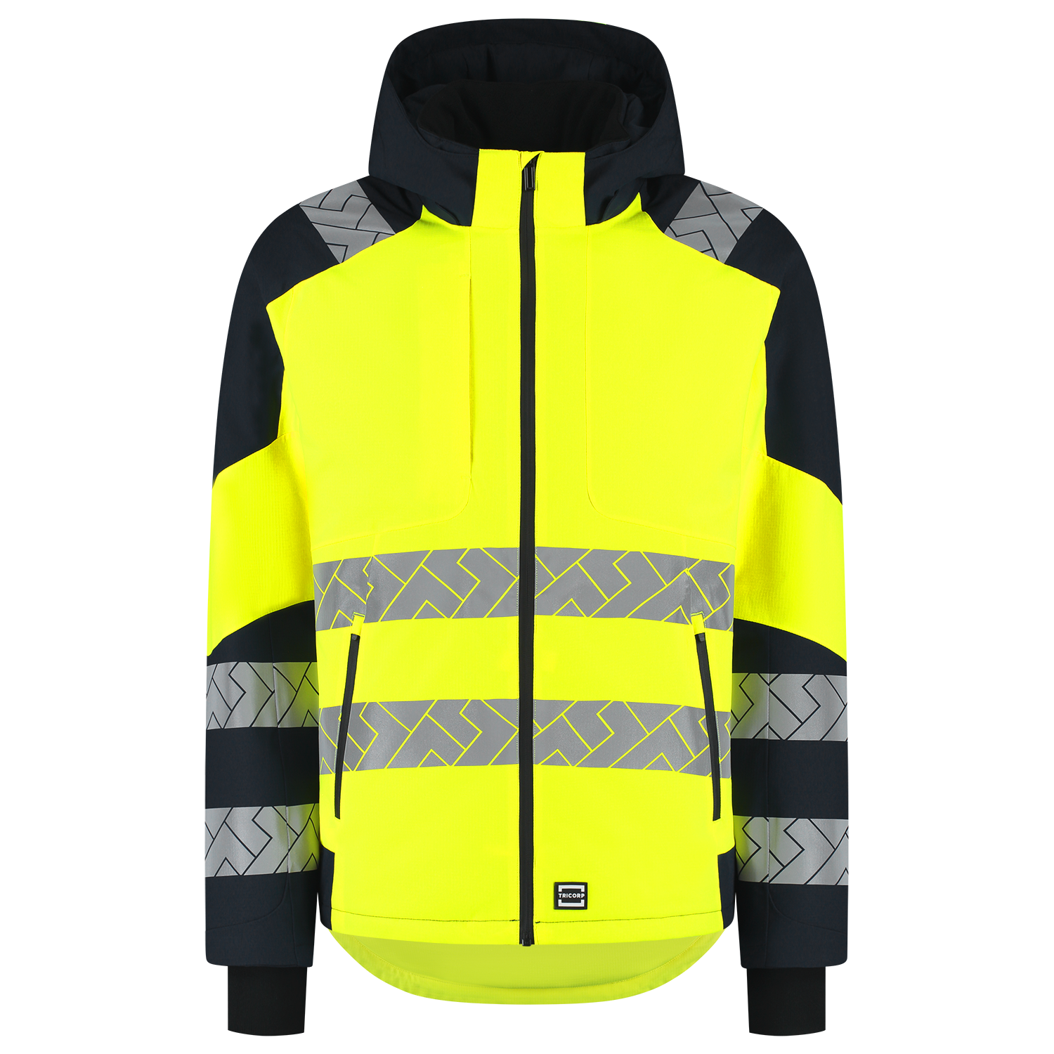 Winterjas Ripstop High Vis Redefined - FluoryellowInk XXL