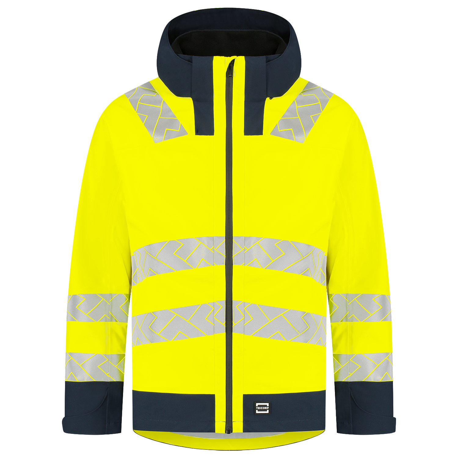 Regenjas Techshell High Vis Redefined - FluoryellowInk XXL