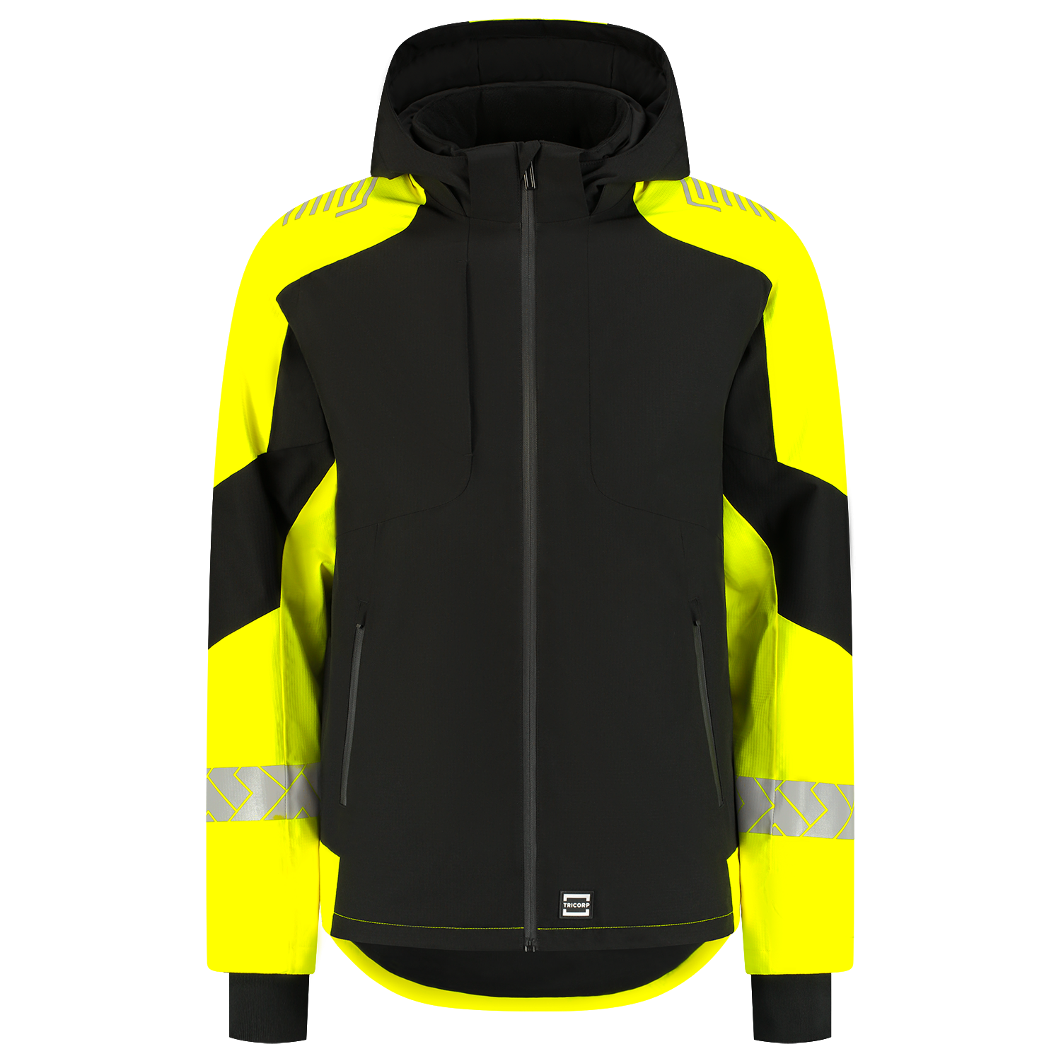 Winterjas Ripstop Reflective Redefined - BlackFluoryellow XXL