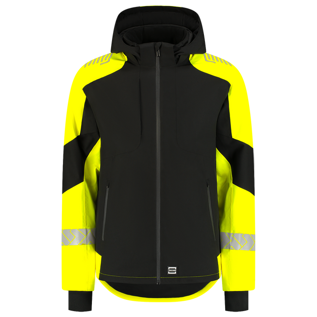 Winterjas Ripstop Reflective Redefined - BlackFluoryellow XXL