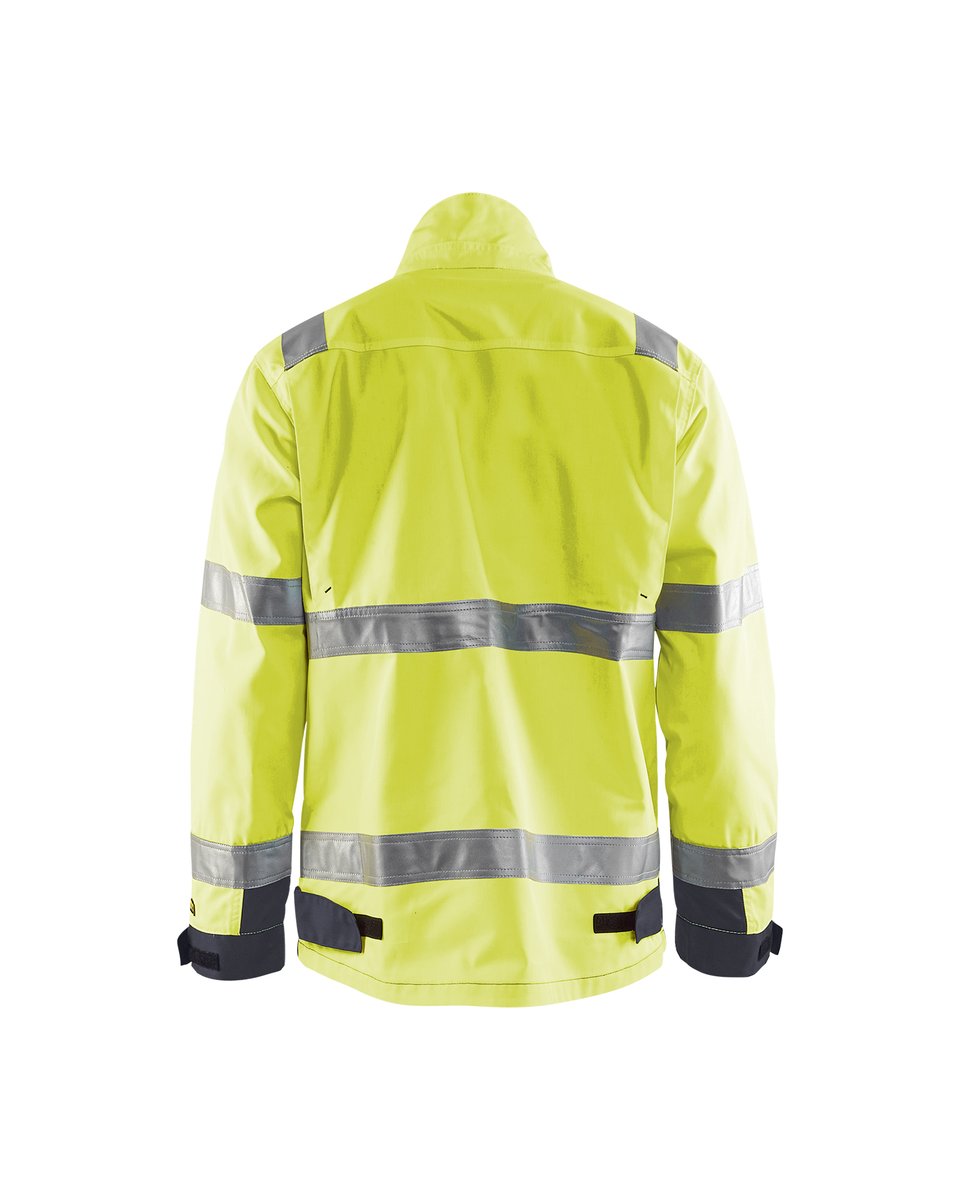 Blåkläder 4064 Jack ongevoerd High Vis - HIgh Vis Geel/Medium grijs
