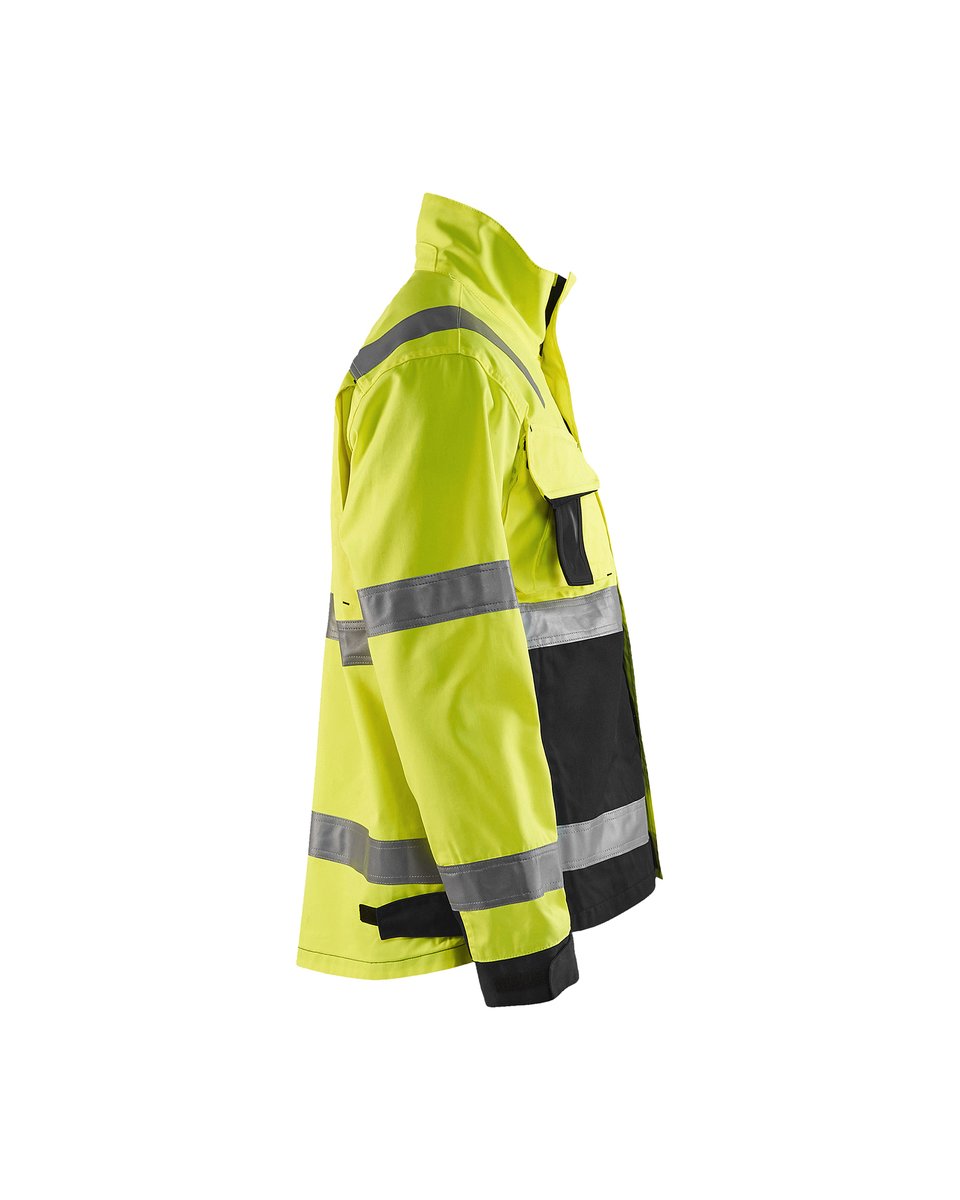 Blåkläder 4064 Jack ongevoerd High Vis - High Vis Geel/Zwart