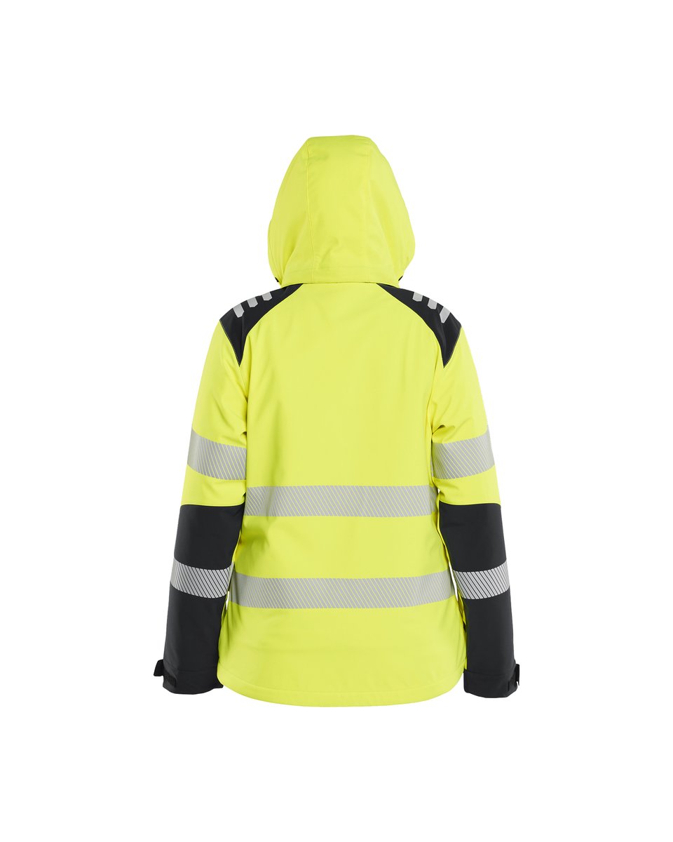 Blåkläder 4401 Dames Softshell Winterjas High Vis - High Vis Geel/Zwart
