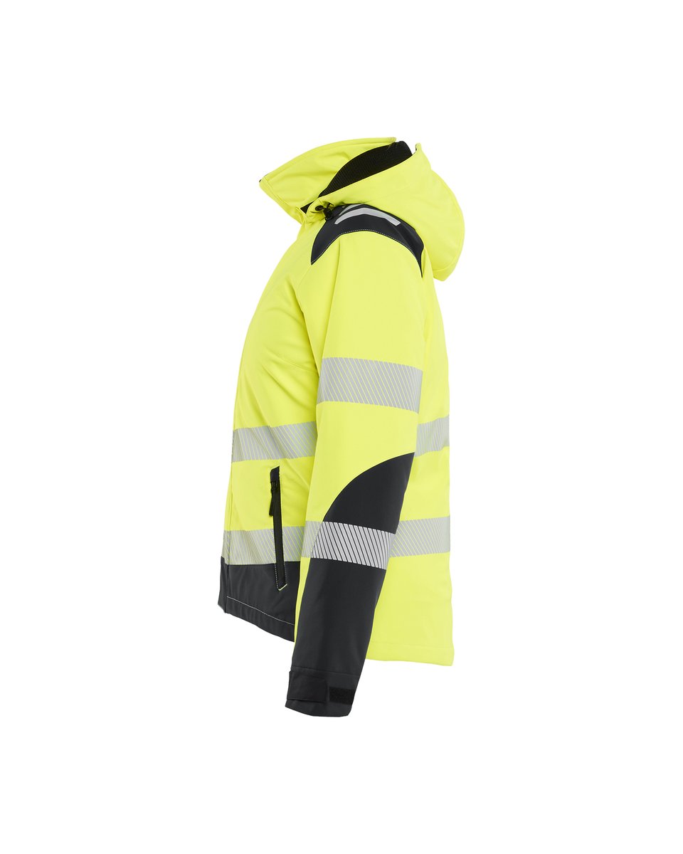 Blåkläder 4401 Dames Softshell Winterjas High Vis - High Vis Geel/Zwart