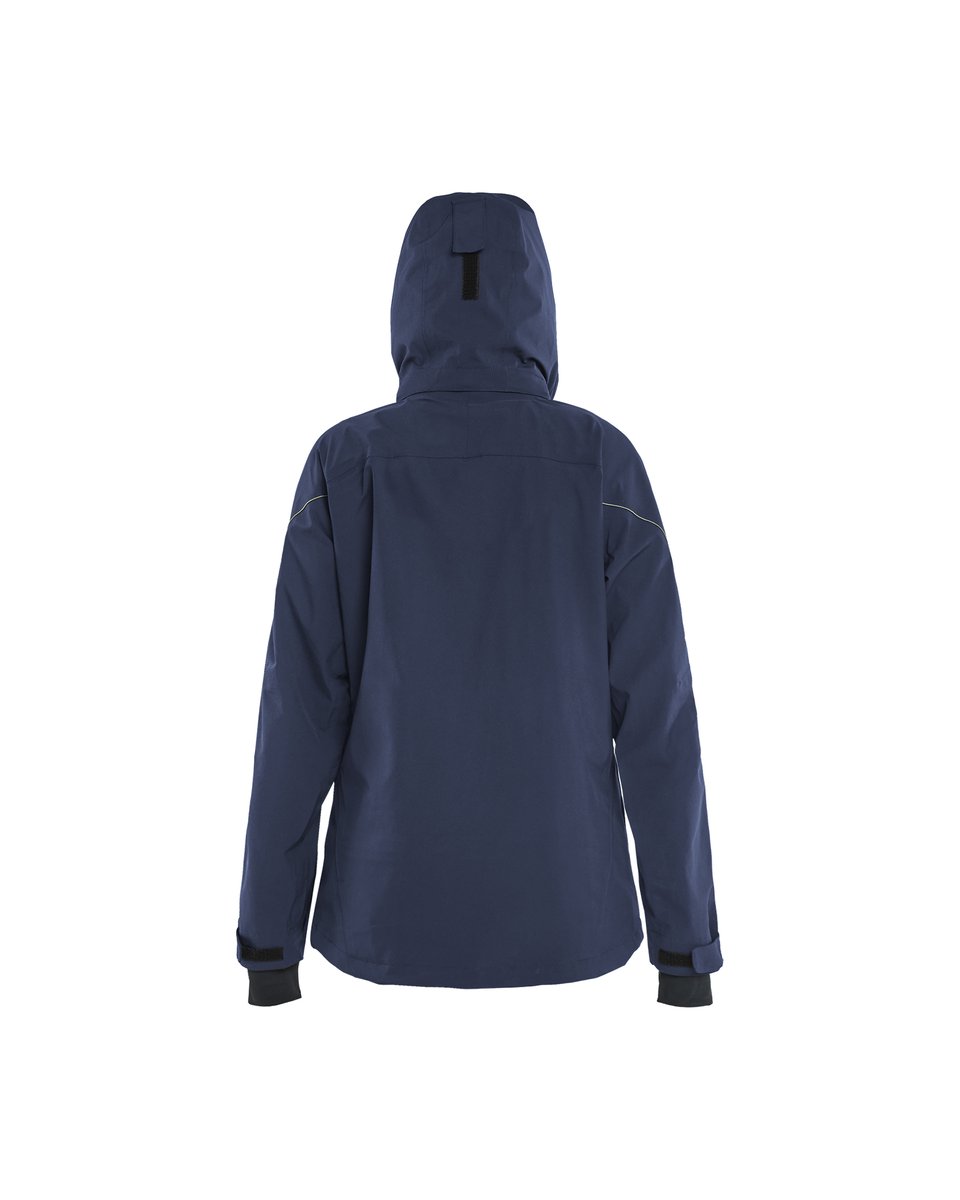 Blåkläder 4403 Dames Shell Jack Stretch - Donker marineblauw/High Vis Geel