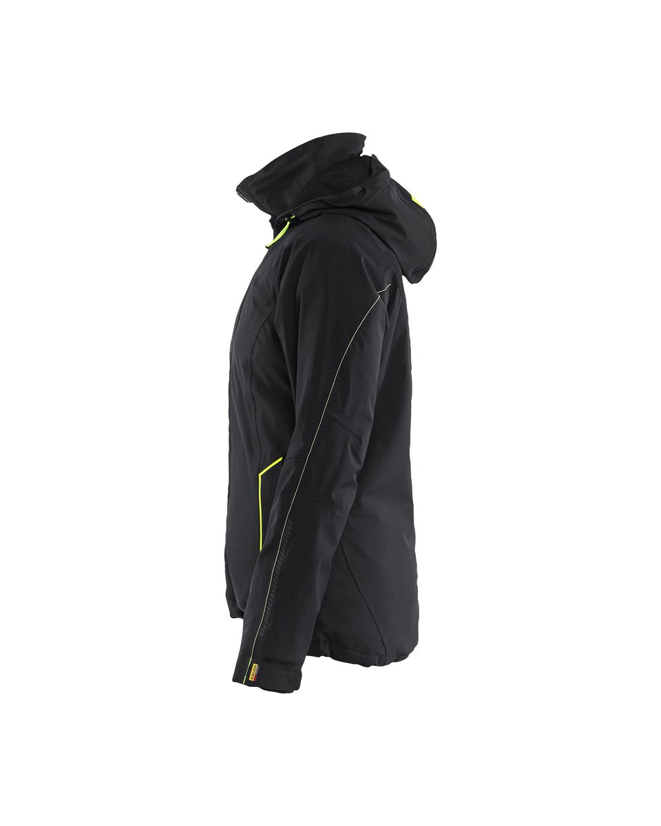 Blåkläder 4408 Dames Lichtgewicht winterjas 4-weg stretch - Zwart/High Vis Geel