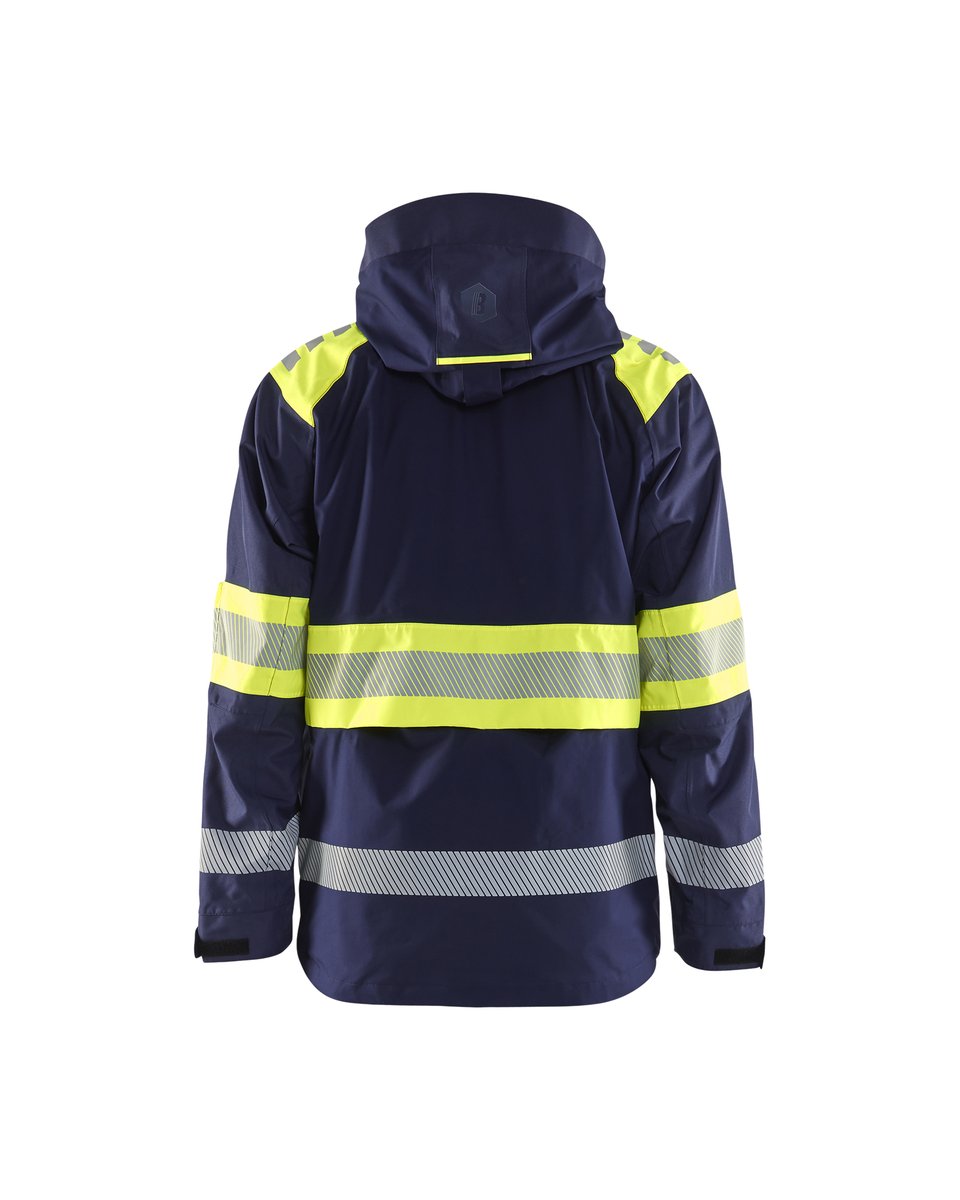 Blåkläder 4420 Shell jack High Vis - Marine/High Vis Geel