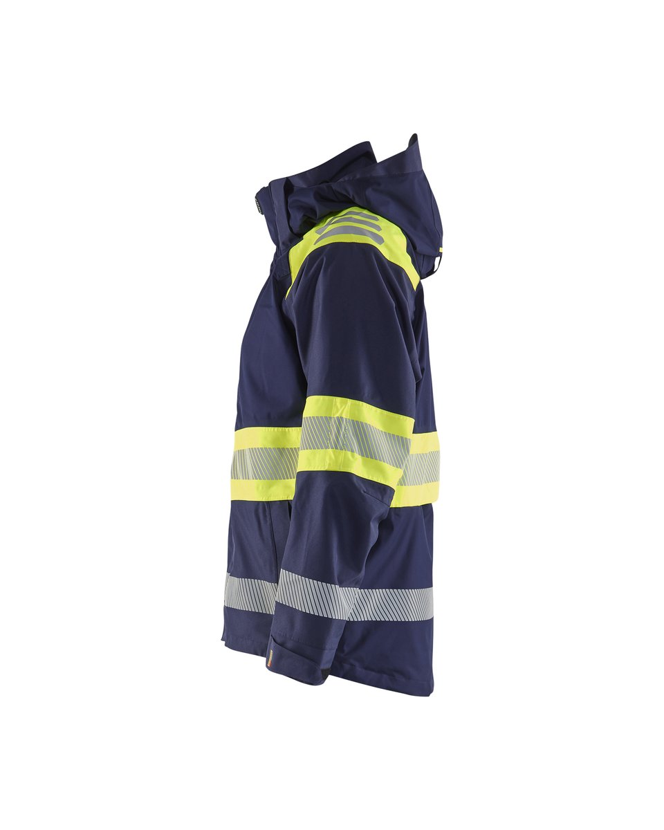 Blåkläder 4420 Shell jack High Vis - Marine/High Vis Geel