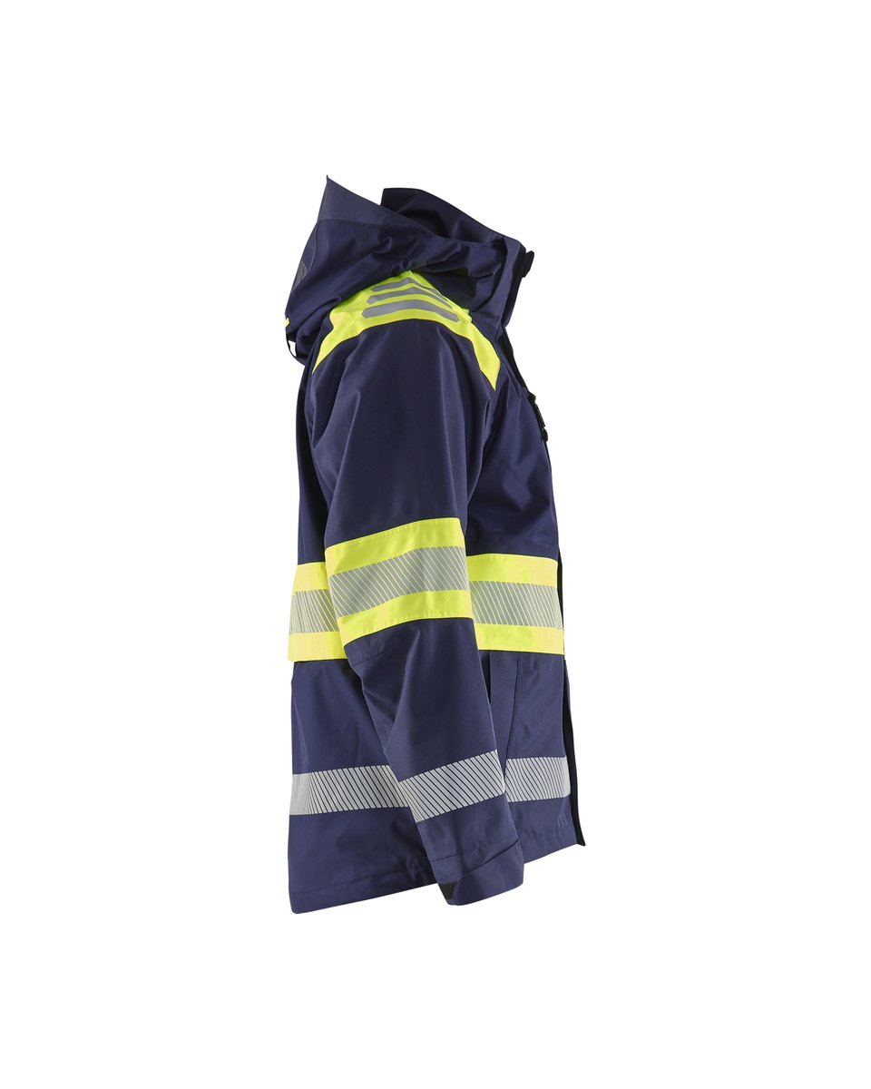 Blåkläder 4420 Shell jack High Vis - Marine/High Vis Geel