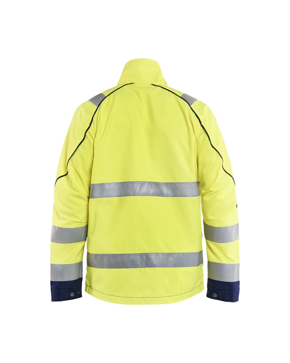 Blåkläder 4429 Jack High Vis - High Vis Geel/Marineblauw