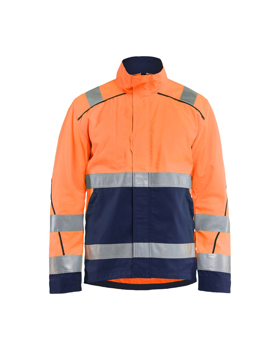 Blåkläder 4429 Jack High Vis - High Vis Oranje/Marineblauw