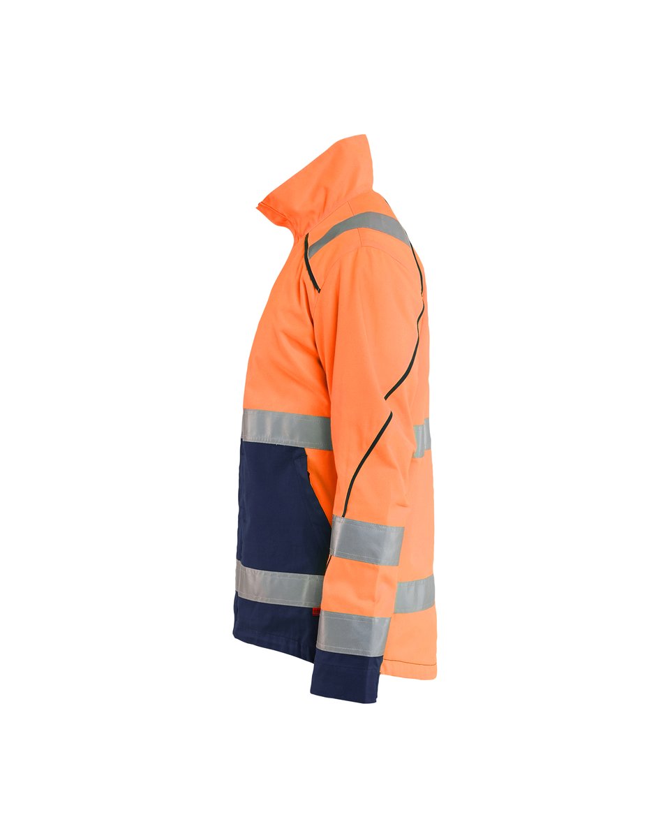 Blåkläder 4429 Jack High Vis - High Vis Oranje/Marineblauw