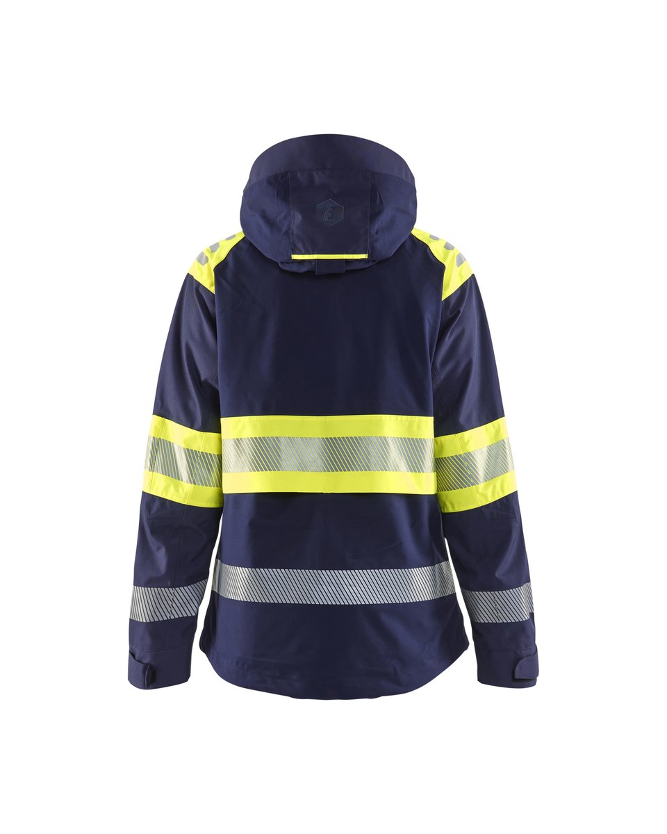 Blåkläder 4430 Dames Shell jack High Vis - Marine/High Vis Geel