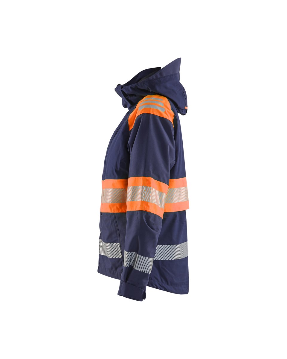 Blåkläder 4430 Dames Shell jack High Vis - Marineblauw/Oranje