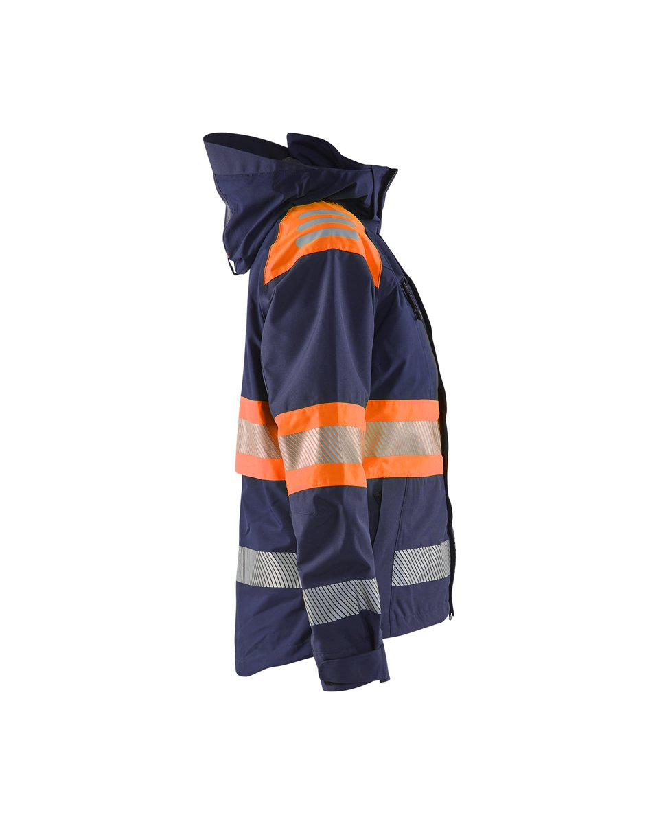 Blåkläder 4430 Dames Shell jack High Vis - Marineblauw/Oranje