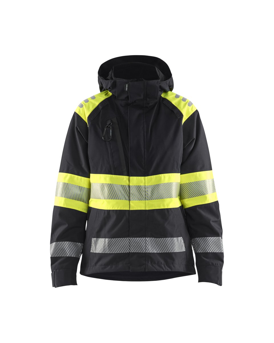 Blåkläder 4430 Dames Shell jack High Vis - Zwart/High Vis Geel