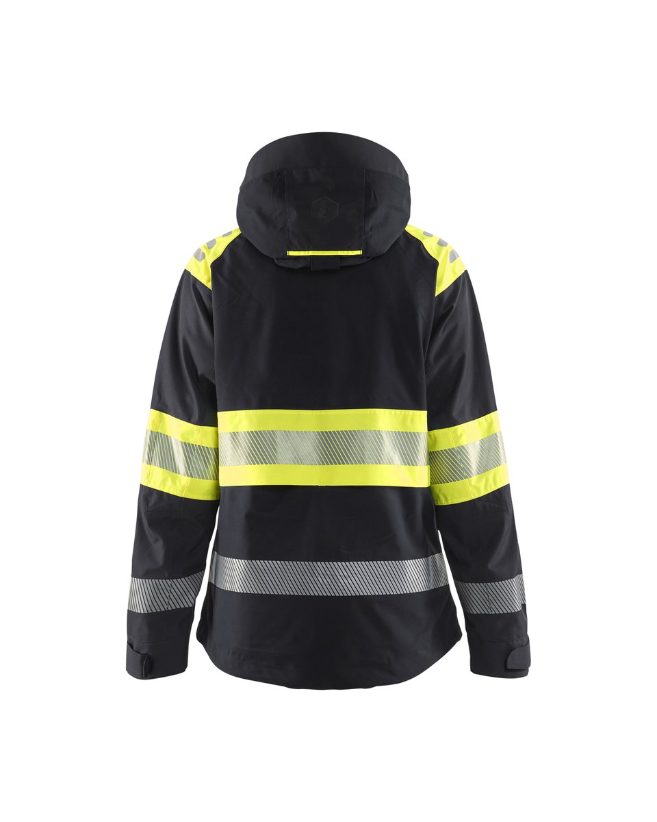 Blåkläder 4430 Dames Shell jack High Vis - Zwart/High Vis Geel