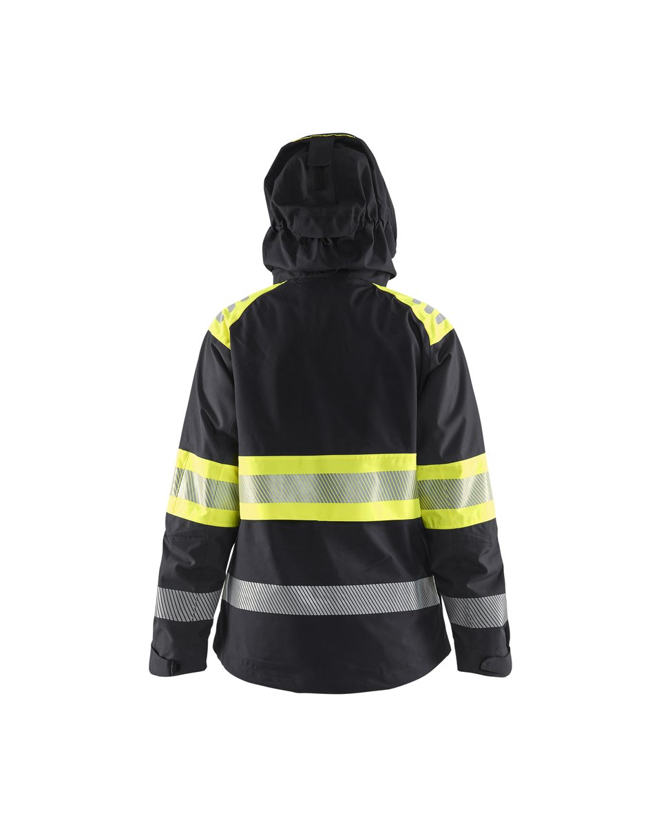 Blåkläder 4430 Dames Shell jack High Vis - Zwart/High Vis Geel